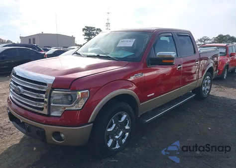 2013 Ford F-150 Lariat из США, поврежденный, VIN 1FTFW1CT1DKD18885